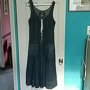 Nautical Blue Jean Dress
